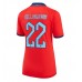 Tanie Strój piłkarski Anglia Jude Bellingham #22 Koszulka Wyjazdowej dla damskie MŚ 2022 Krótkie Rękawy